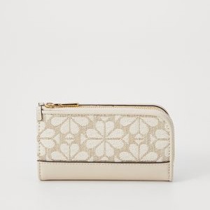 DEVIN FLOWER SMALL SLIM BIFOLD WALLET - Wallet - natural multi DEVIN FLOWER SMALL SLIM BIFOLD WALLET - Wallet - natural multi