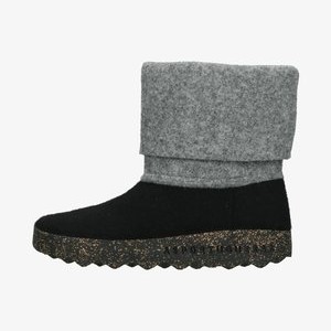 Ankle boots - black concrete