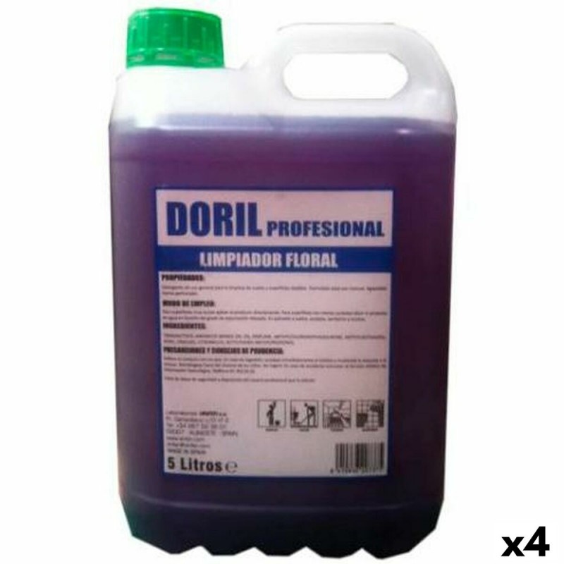 Средство для мытья полов VINFER Doril 5 L (4 штук)