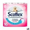 туалетной бумаги Scottex Original Белый 16 Предметы (6 штук)