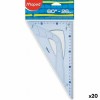 Скос Maped GEOMETRIC 60º Прозрачный 26 cm (20 штук)