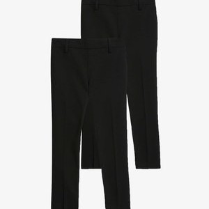 2PK SKINNY STRETCH  - Trousers - black