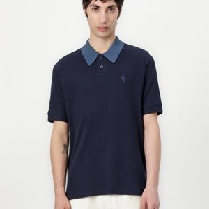 WAFFLE - Polo shirt - dark navy WAFFLE - Polo shirt - dark navy