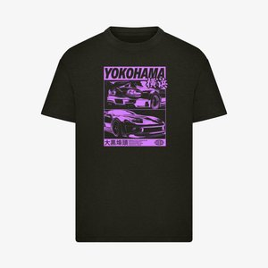 YOKOHAMA RACE - Print T-shirt - black YOKOHAMA RACE - Print T-shirt - black