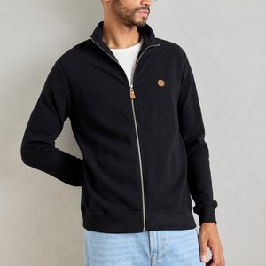 CARDIGAN - Zip-up sweatshirt - black CARDIGAN - Zip-up sweatshirt - black
