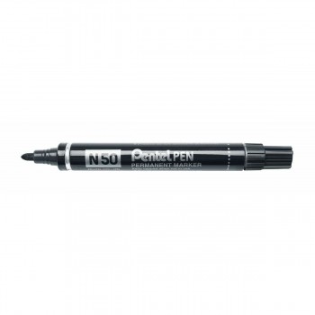 Постоянный маркер Pentel N50-BE Чёрный 12 Предметы