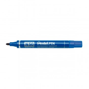 Постоянный маркер Pentel N50-BE Синий 12 Предметы