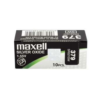 Кнопка ячейки Maxell SR521SW 379 1,55 V Щелочные батарейки таблеточного типа