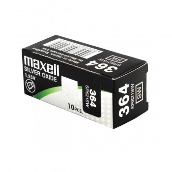 Кнопка ячейки Maxell SR621SW 364 1,55 V Щелочные батарейки таблеточного типа