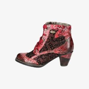 Cowboy/biker ankle boot - cerise Cowboy/biker ankle boot - cerise