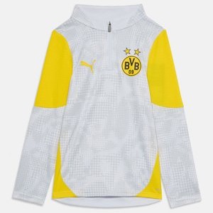BVB TRAINING UNISEX - Club wear - silver-coloured/faster yellow
