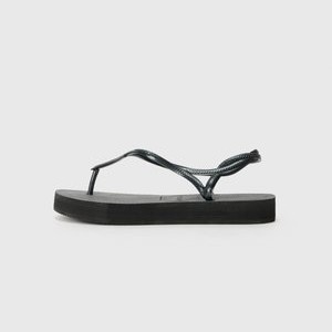 LUNA FLATFORM - T-bar sandals - black LUNA FLATFORM - T-bar sandals - black