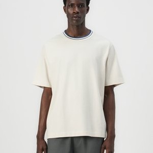 BIRCH TIPPING - Basic T-shirt - off-white BIRCH TIPPING - Basic T-shirt - off-white