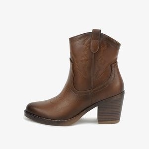 SADIE - Cowboy/biker ankle boot - harvest brown SADIE - Cowboy/biker ankle boot - harvest brown
