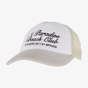 CURVED LOGO - Cap - white sand
