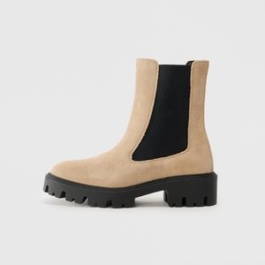LEATHER ONLBETTY - Classic ankle boots - camel LEATHER ONLBETTY - Classic ankle boots - camel