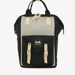TWO-TONE DIAPER BAG BACKPACK - Baby changing bag - schwarz TWO-TONE DIAPER BAG BACKPACK - Baby changing bag - schwarz
