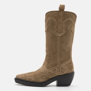 CPH233 - Cowboy/biker ankle boot - taupe CPH233 - Cowboy/biker ankle boot - taupe