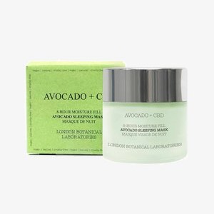 AVOCADO + CBD | 8-HOUR MOISTURE FILL AVOCADO SLEEPING MASK 50ML - Face mask - transparent