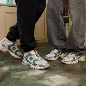 530 UNISEX - Trainers - off-white/green/silver