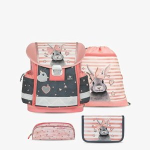 SET - School bag - little bunnies SET - School bag - little bunnies