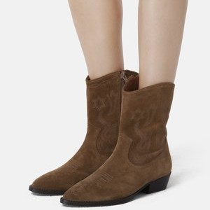 WILD WEST - Cowboy/biker ankle boot - brown WILD WEST - Cowboy/biker ankle boot - brown