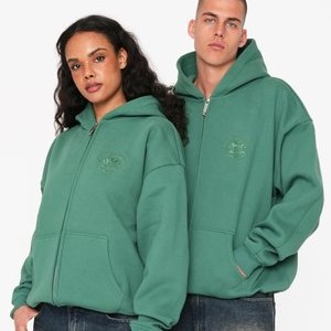 HOODIE SEALED - Zip-up sweatshirt - green HOODIE SEALED - Zip-up sweatshirt - green