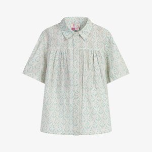 KURZARM - Button-down blouse - türkis KURZARM - Button-down blouse - türkis