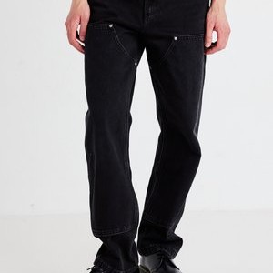 DOUBLE KNEE - Carpenter Jeans - black denim DOUBLE KNEE - Carpenter Jeans - black denim