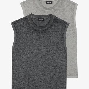 2 PACK UNISEX - Top - true black/steel grey 2 PACK UNISEX - Top - true black/steel grey