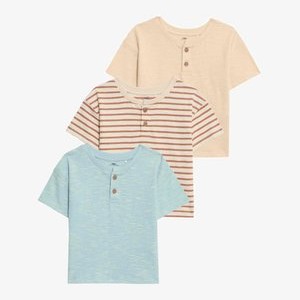 3PK STRIPED PLAIN - Print T-shirt - multi