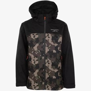 BODÖ RAIN - Waterproof jacket - black green camouflage BODÖ RAIN - Waterproof jacket - black green camouflage