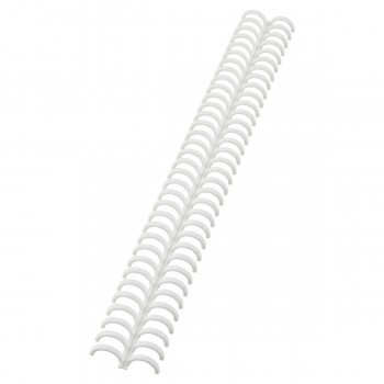 Переплетный гребень GBC ClickBind Белый Прозрачный 12 mm (50 штук)