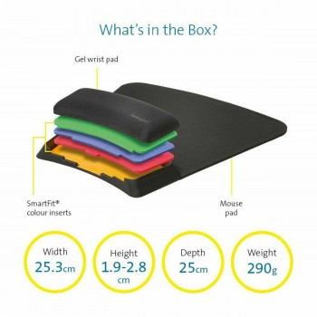 Нескользящий коврик Kensington SmartFit Чёрный