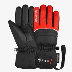 TEDDY GORE-TEX - Gloves - black/fire red TEDDY GORE-TEX - Gloves - black/fire red