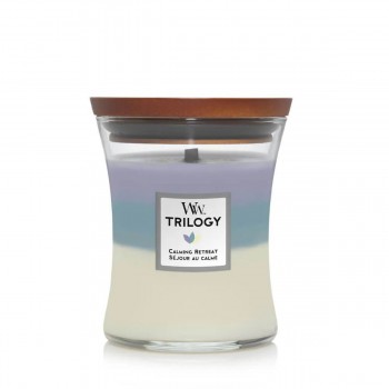 Ароматизированная свеча Woodwick Trilogy Calming Retreat
