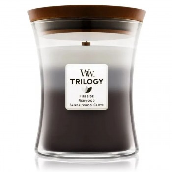 Ароматизированная свеча Woodwick Trilogy Medium Hourglass Candles