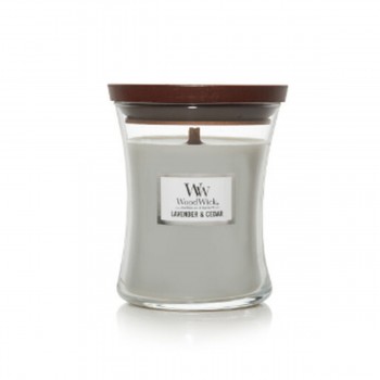 Ароматизированная свеча Woodwick Lavender & Cedar