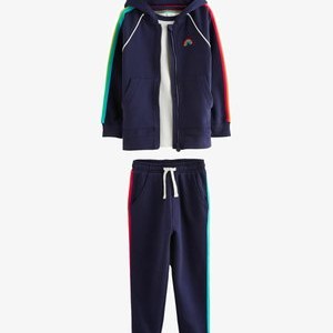 BY JOOLS OLIVER RAINBOW 3 PIECE SET REGULAR FIT - Basic T-shirt - navy BY JOOLS OLIVER RAINBOW 3 PIECE SET REGULAR FIT - Basic T-shirt - navy
