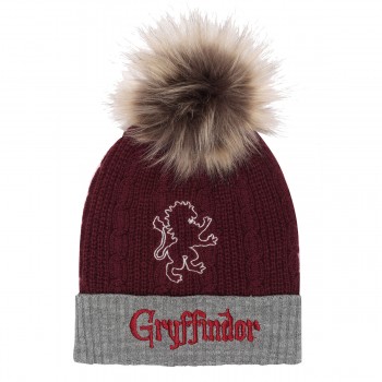 Кепка Harry Potter Gryffindor House Fur Pom Бордовый