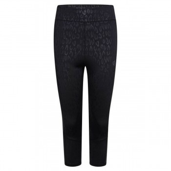 Женские спортивные колготки Dare 2b Shine Bright 3/4 Чёрный