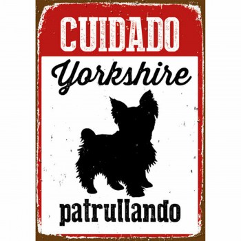 Доска Magnet & Steel Cuidado Yorkshire Patrullando 14,8 x 21 cm