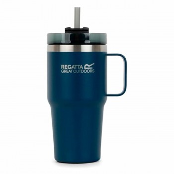 Стакан с Соломинкой Regatta Thermo Insulated Mug Темно-синий 600 ml Нержавеющая сталь