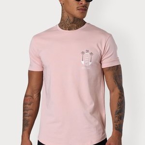 DOUBLE PALM LOGO - Print T-shirt - smokerose DOUBLE PALM LOGO - Print T-shirt - smokerose
