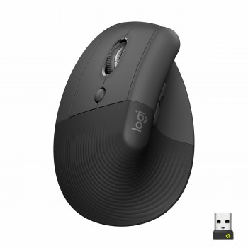Оптическая эргономичная мышь Logitech Lift Серый Сталь 4000 dpi