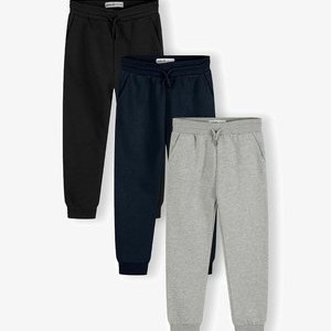 3 PACK JOG  - Tracksuit bottoms - navy black grey