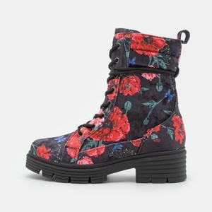Platform ankle boots - multicolor Platform ankle boots - multicolor
