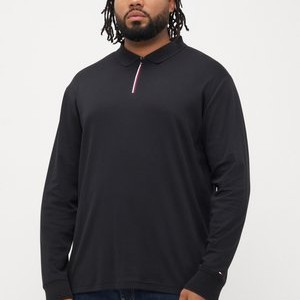 ZIP  - Polo shirt - black ZIP  - Polo shirt - black