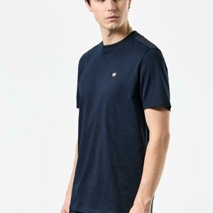 GARCIA PARACHUTE OVERLAY - Basic T-shirt - navy GARCIA PARACHUTE OVERLAY - Basic T-shirt - navy