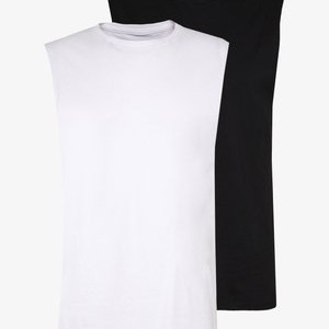 2 PACK - Top - white/black 2 PACK - Top - white/black